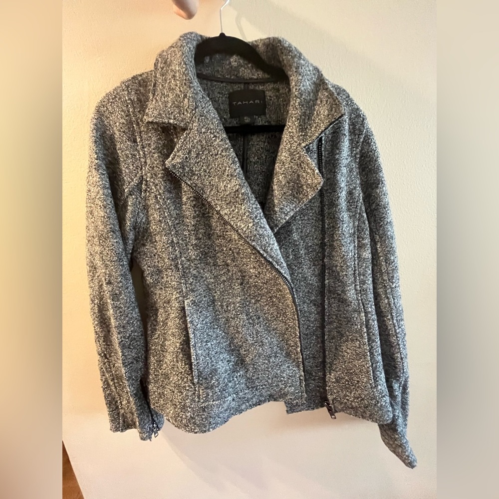 Tahari Moto Jacket
